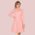 Flare pink dress