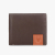 Men Brown Solid RFID Protected Leather Two Fold Wallet