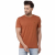 Red Tape Men Tan Solid T-Shirt
