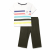 Max Boys Striped T-Shirt with Pyjamas