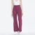 Women Pink High-Rise Flared Trousers