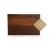 Chevron Chronicles Brown Solid Wood Cheese Board/Platter