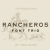 Rancheros - Western Font Trio