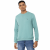 Men Solid Sweatshirt , Sky Blue